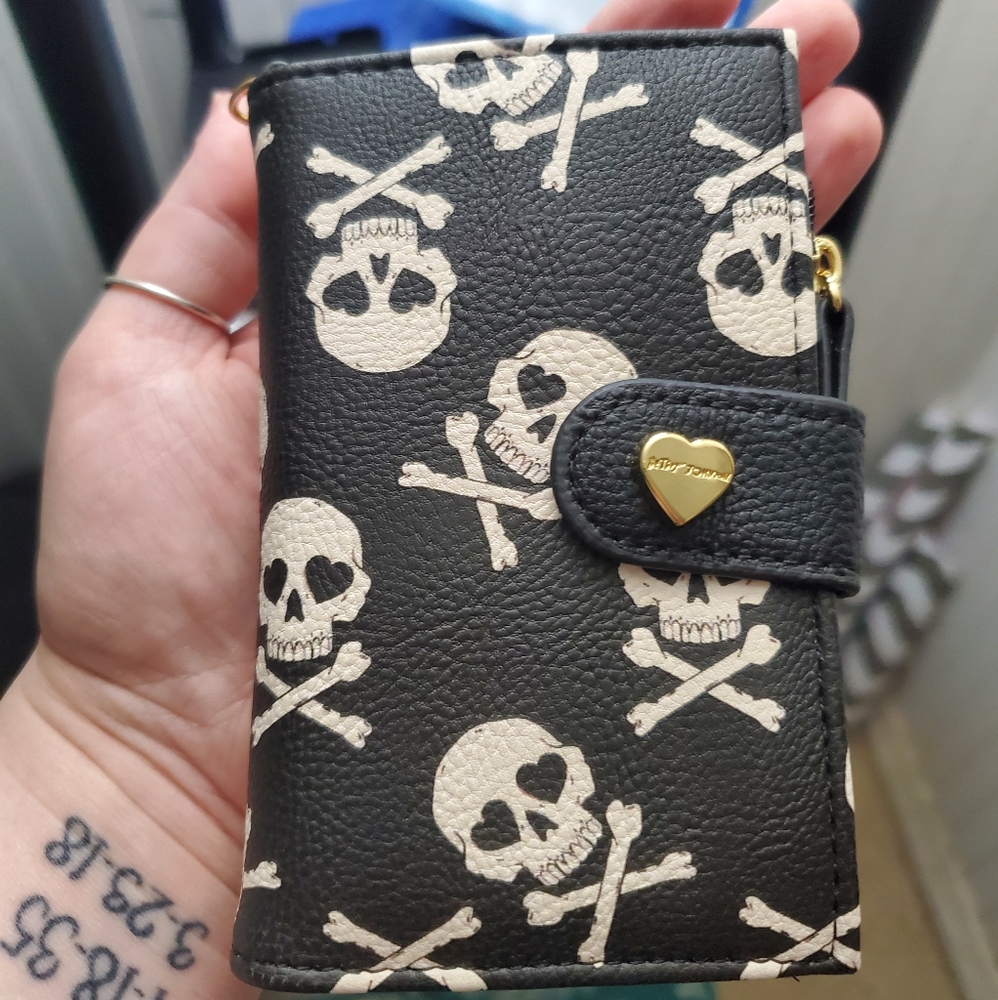 Betsey Johnson Skull Wallet